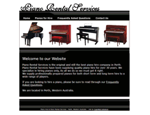 Tablet Screenshot of pianorental.com.au